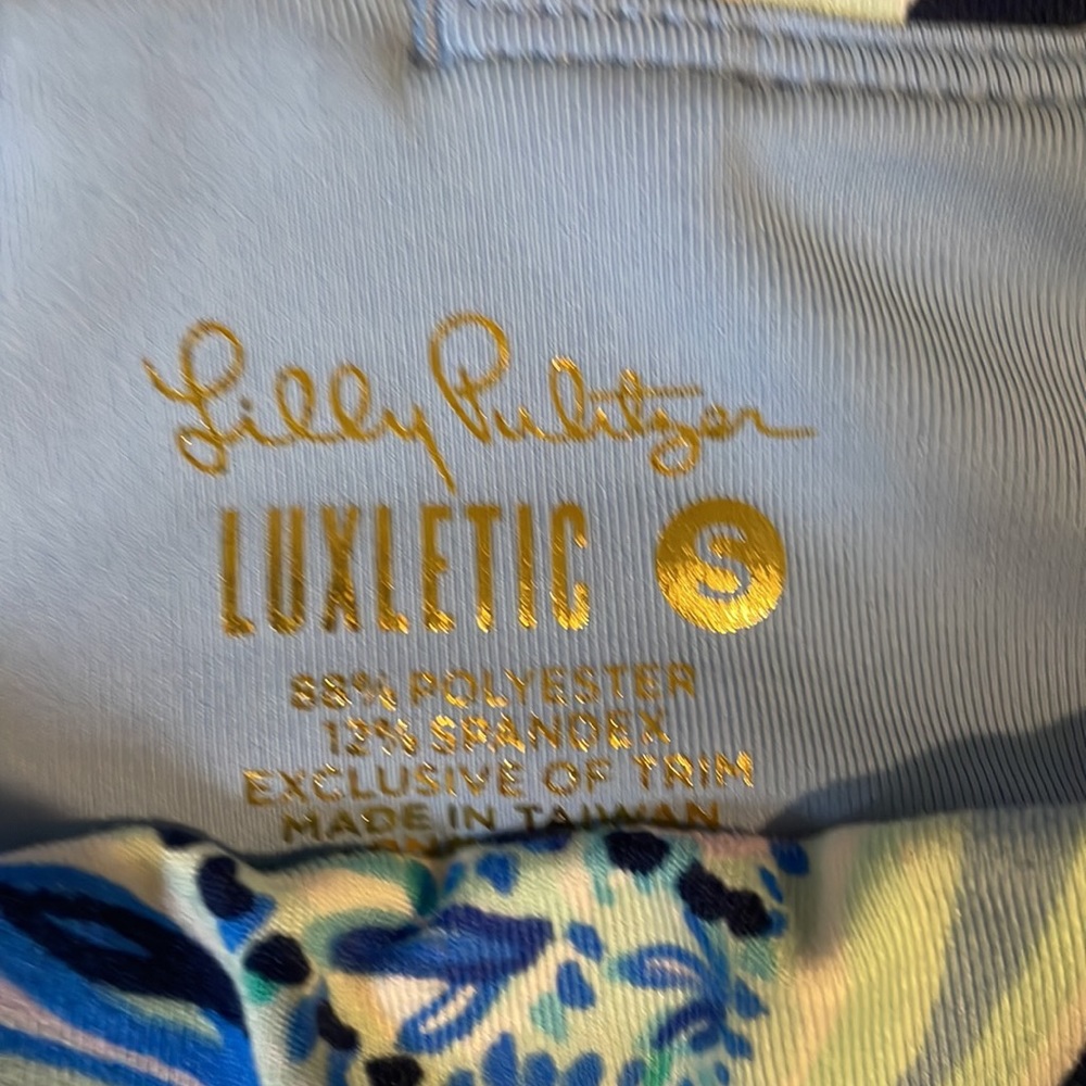 EUC Lilly Pulitzer Luxletic crop leggings - Picture 2 of 5